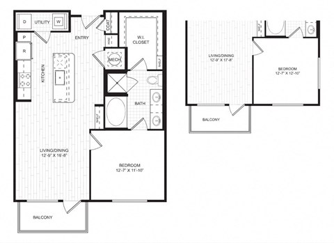 a blueprint of a floor plan of a house